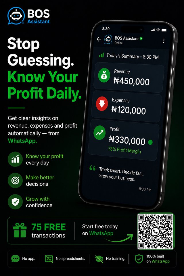 BOS Assistant WhatsApp status highlight